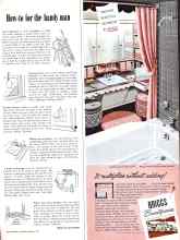 Better Homes & Gardens March 1949 Magazine Article: How-to for the handy man