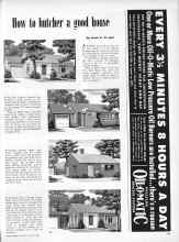Better Homes & Gardens March 1949 Magazine Article: How to butcher a good house