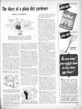 Better Homes & Gardens March 1949 Magazine Article: The diary of a plain dirt gardener