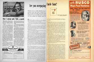 Better Homes & Gardens March 1949 Magazine Article: Are you overpaying Uncle Sam?