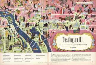 Better Homes & Gardens March 1949 Magazine Article: Washington, D.C.