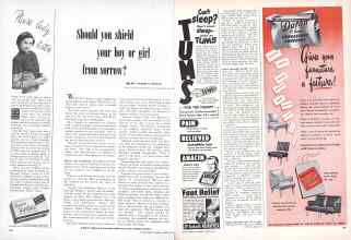 Better Homes & Gardens March 1949 Magazine Article: Should yon shield your boy or girl from sorrow?