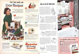 Better Homes & Gardens March 1949 Magazine Article: Page 164