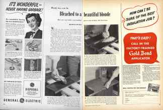 Better Homes & Gardens March 1949 Magazine Article: Wood, too, can be Bleached to a beautiful blonde