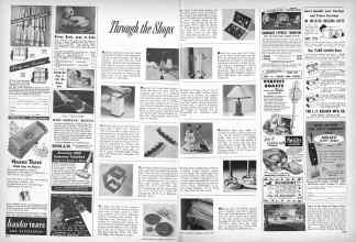 Better Homes & Gardens March 1949 Magazine Article: Through the Shops