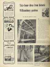 Better Homes & Gardens April 1949 Magazine Article: Take-home ideas from historic Williamsburg gardens