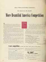 Better Homes & Gardens April 1949 Magazine Article: More Beautiful America Competition