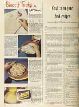 Better Homes & Gardens April 1949 Magazine Article: Cash in on your best recipes