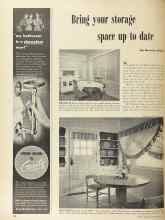 Better Homes & Gardens April 1949 Magazine Article: Bring your storage space up to date