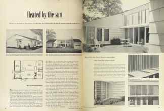 Better Homes & Gardens April 1949 Magazine Article: Heated by the sun