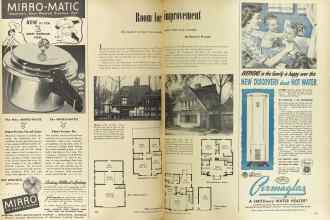 Better Homes & Gardens April 1949 Magazine Article: Room for improvement