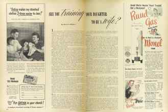 Better Homes & Gardens April 1949 Magazine Article: ARE YOU training YOUR DAUGHTER TO BE A wife?