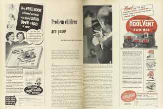 Better Homes & Gardens April 1949 Magazine Article: Problem children are passe