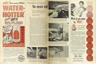 Better Homes & Gardens April 1949 Magazine Article: The electric drill