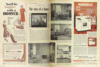 Better Homes & Gardens April 1949 Magazine Article: The story of a house
