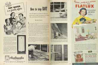 Better Homes & Gardens April 1949 Magazine Article: How to stop ROT