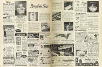 Better Homes & Gardens April 1949 Magazine Article: Through the Shops