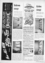 Better Homes & Gardens May 1949 Magazine Article: Kitchen storage
