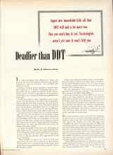 Better Homes & Gardens May 1949 Magazine Article: Deadlier than DDT