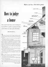 Better Homes & Gardens May 1949 Magazine Article: How to judge a house