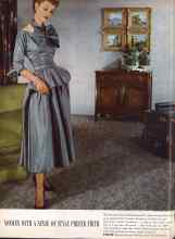 Better Homes & Gardens May 1949 Magazine Article: WOMEN WITH A SENSE OF STYLE PREFER FIRTH