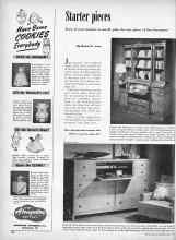 Better Homes & Gardens May 1949 Magazine Article: Starter pieces