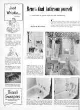 Better Homes & Gardens May 1949 Magazine Article: Renew that bathroom yourself