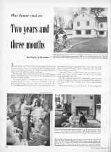 Better Homes & Gardens May 1949 Magazine Article: Our house cost us Two years and three months
