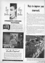 Better Homes & Gardens May 1949 Magazine Article: Ways to improve your stonework
