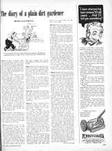 Better Homes & Gardens May 1949 Magazine Article: The diary of a plain dirt gardener
