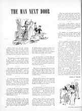 Better Homes & Gardens May 1949 Magazine Article: THE MAN NEXT DOOR