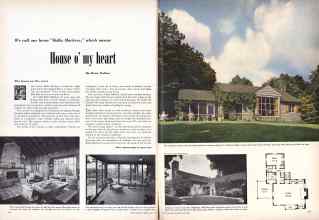 Better Homes & Gardens May 1949 Magazine Article: House o' my heart