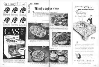 Better Homes & Gardens May 1949 Magazine Article: With only a single can of soup