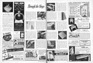 Better Homes & Gardens May 1949 Magazine Article: Through the Shops