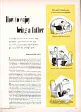 Better Homes & Gardens June 1949 Magazine Article: How to enjoy being a father