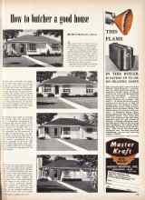Better Homes & Gardens June 1949 Magazine Article: How to butcher a good house