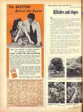 Better Homes & Gardens June 1949 Magazine Article: Hillsides and slopes