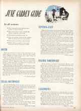 Better Homes & Gardens June 1949 Magazine Article: JUNE GARDEN GUIDE