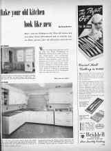 Better Homes & Gardens June 1949 Magazine Article: Make your old kitchen look like new