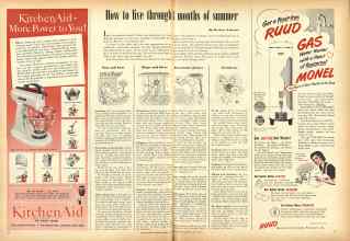 Better Homes & Gardens June 1949 Magazine Article: How to live through 8 months of miner