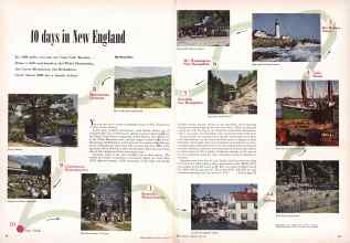 Better Homes & Gardens June 1949 Magazine Article: 10 days in New England