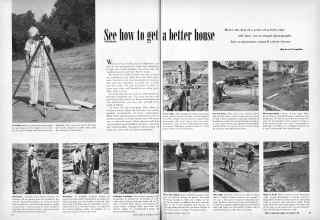 Better Homes & Gardens June 1949 Magazine Article: See how to get a better house
