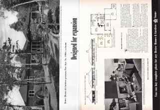 Better Homes & Gardens June 1949 Magazine Article: Designed for expansion