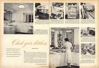 Better Homes & Gardens June 1949 Magazine Article: Check your kitchen