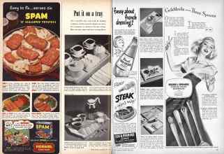 Better Homes & Gardens June 1949 Magazine Article: Put it on a tray