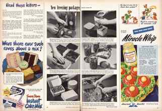 Better Homes & Gardens June 1949 Magazine Article: New freezing packages