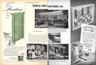 Better Homes & Gardens June 1949 Magazine Article: Barbecue makes entertaining easy