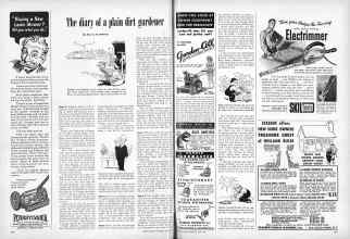 Better Homes & Gardens June 1949 Magazine Article: The diary of a plain dirt gardener