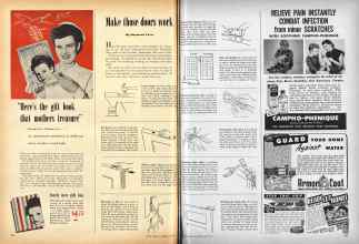 Better Homes & Gardens June 1949 Magazine Article: Make those doors work