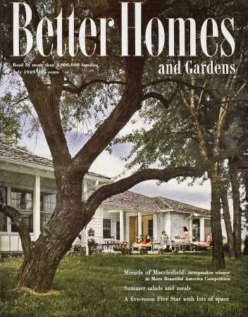 Better Homes & Gardens July 1949 Magazine Cover